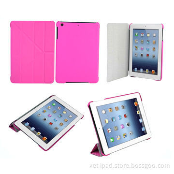 Smart Cases for iPad Mini with Magnetic Attraction, Different Colors Available